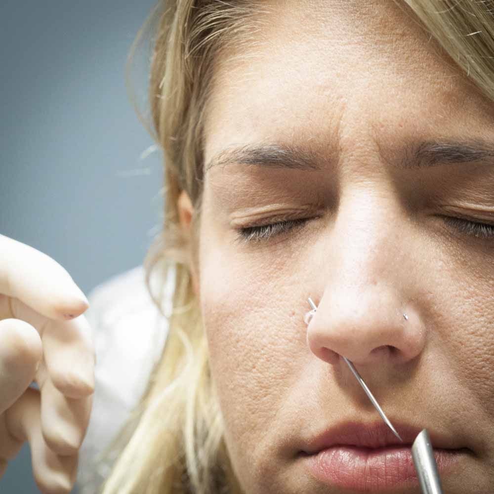 Procedure Of Double Nose Piercing